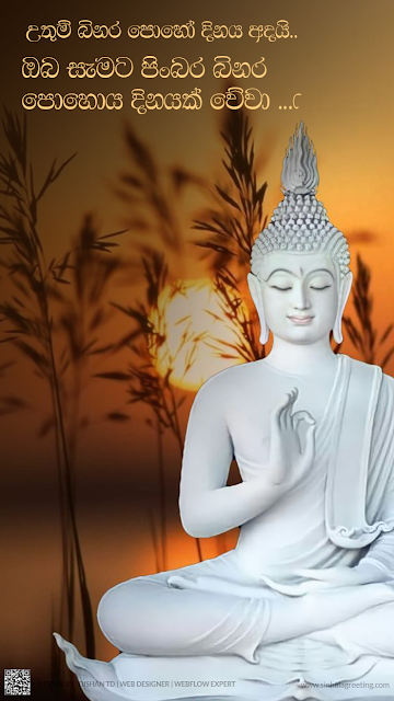 Binara poya day wishes in sinhala - පිංබර බිනර පොහෝ දිනයක් වේවා ! - 99 - බිනර පොහොය දිනයේ වැදගත් කම