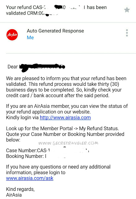 Airasia refund airport tax