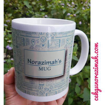 review personalized mug, weprintgift, mug bergambar, tempah mug bergambar, Personalized mug dari WePrintGift