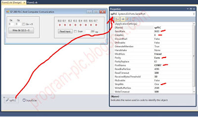 Communication setting in SerialPort Properties