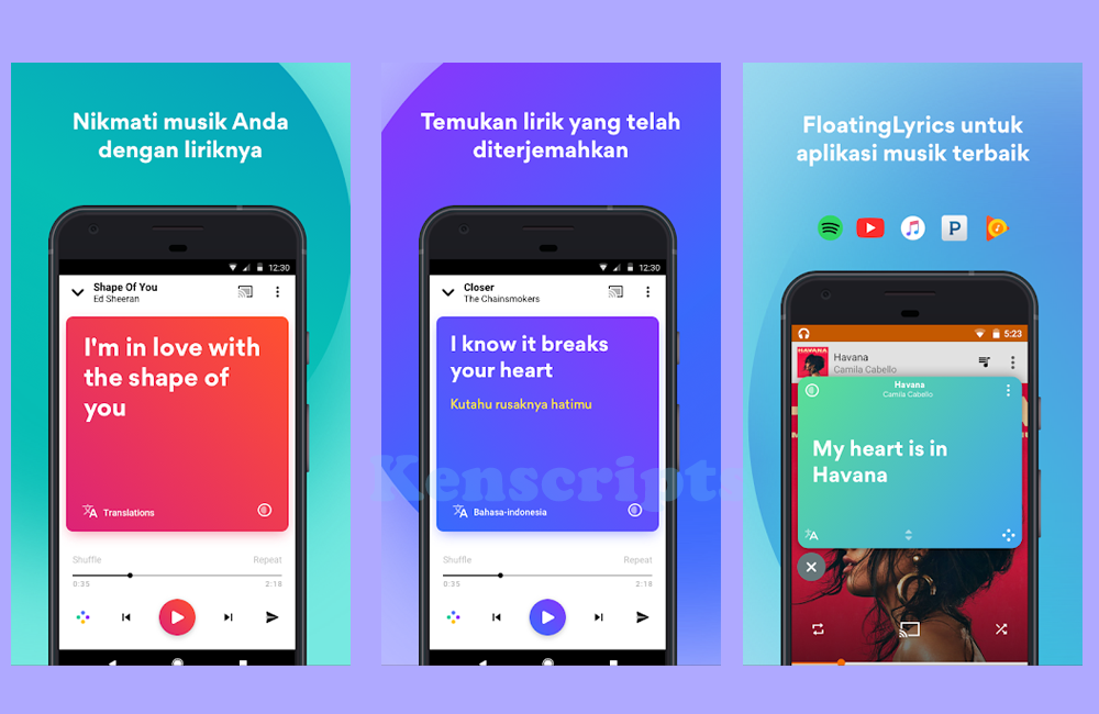 8 aplikasi streaming musik Online diandroid Musicmatch