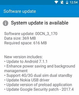 nokia 6 Nougat update