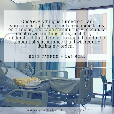 quote from lab girl by hope jahran about delivering her baby