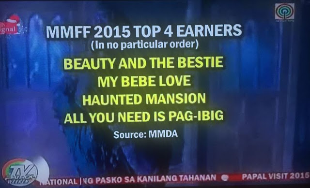 MMFF 2015 Top Earners revealed by MMDA