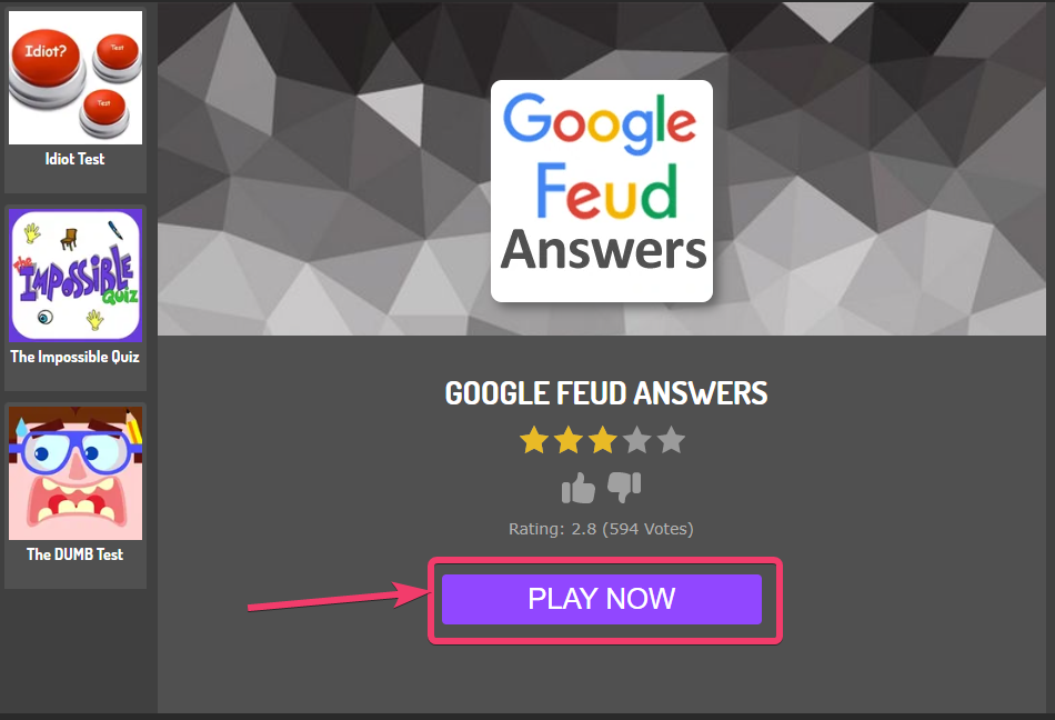 Search Game for Google Feud by Davit Mkrtchtan