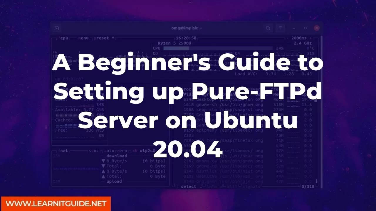 A Beginners Guide to Setting up Pure-FTPd Server on Ubuntu 20.04