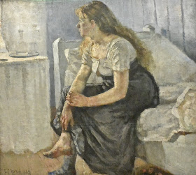 Norvège musées des beaux-Arts de bergen Edvard Munch Matin (1884)