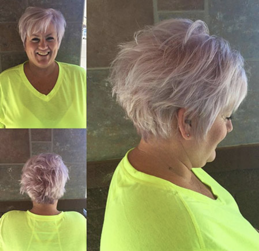 trendy short hairstyles for women over 50