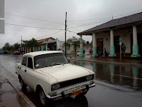 Russian Lada car in Cuba