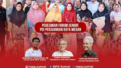 Ketua MPG Sumut Bersama Forum Senior PDI Perjuangan Bagikan Paket Sembako