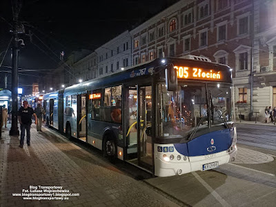 Nocne autobusy w Krakowie, Solaris Urbino 18, MPK Kraków