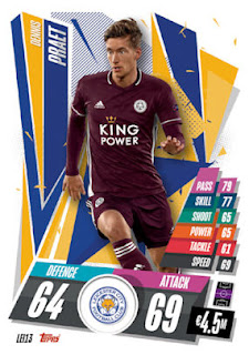 Topps Match Attax 2020-2021 Leicester City Set