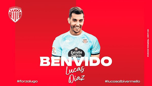 Oficial: CD Lugo, firma Lucas Díaz
