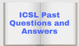 ICSL Past Questions and Answers
