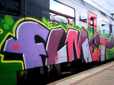 FLMST crew graffiti