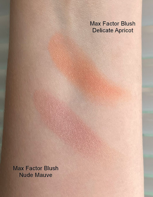 Max Factor Facefinity Blush 40 Delicate Apricot Nude Mauve Swatch Swatches Creme Puff Review