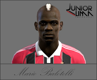 Mario Balotelli Face by Junior Lima