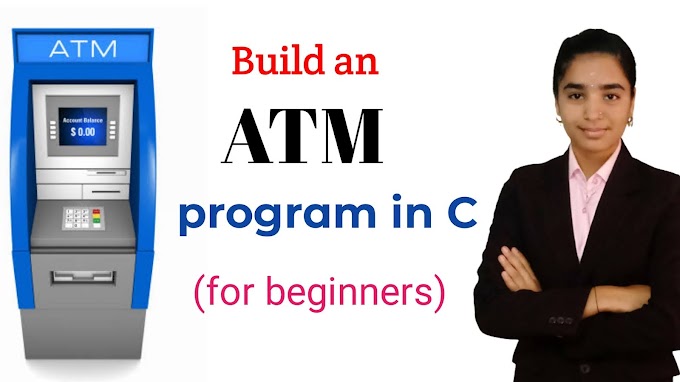 ATM program in C language