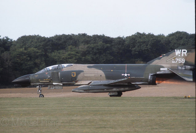 66-7759 F-4D-31-MC Phantom 81st TFW USAFE burners on