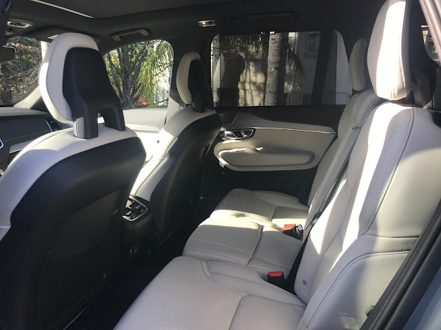 Rear seat in 2020 Volvo XC90 T6 R-Design