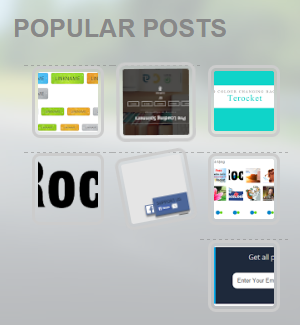 [Tips] - Popular Posts / Bài viết phổ biến ngang hiệu ứng xoay vòng cho Blogspot Blogger