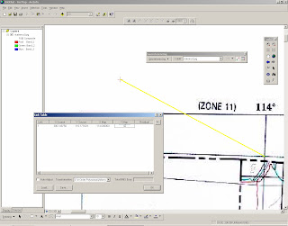 Georeferencing an image using ArcGIS