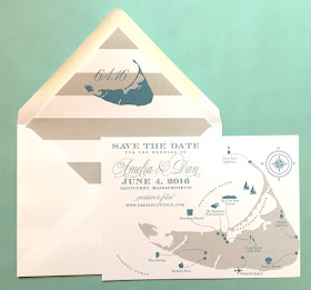 Map of Nantucket Save the Date