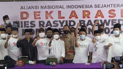 Anies Kembali Dapat Dukungan, Giliran ANIES Deklarasikan Diri Siap Menagkan Anies di Pilpres 2024