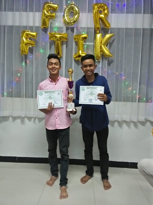 KAMARULLAH MAHASISWA PRODI MPI JUARA III BULU TANGKIS POR FTIK