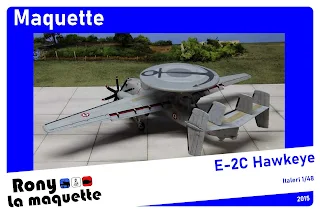 Maquette du E-2C Hawkeye d’Italeri au 1/48.