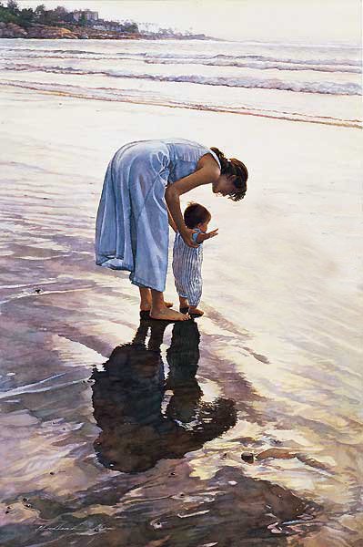 steve hanks pintura hiper realista criança bebê