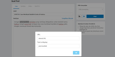 Cara Membuat Backlink di Forum Kaskus