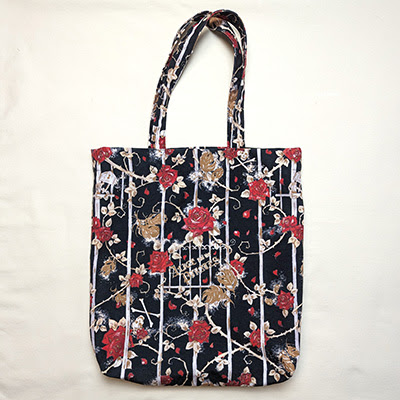 Alice and the Pirates Rose Jail Tote Bag (2015) Black x Red