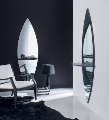 Funhouse Mirrors: These Funhouse Mirrors are sure to add modern geometric 