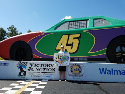 Eleven-Year-Old Supports Victory Junction with Hand Drawn RPM Bubba Wallace Poster #NASCAR