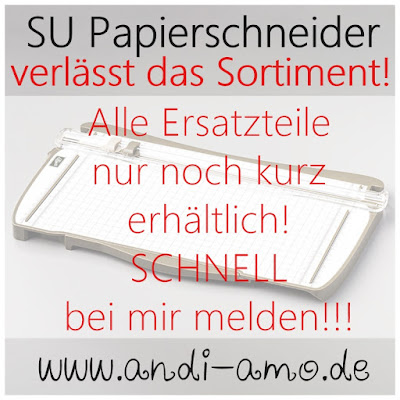 Stampin Up Papierschneider verlässt Sortiment