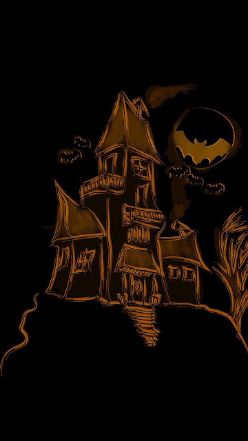 Halloween House iPhone 7 and iPhone 7 Plus HD Wallpaper