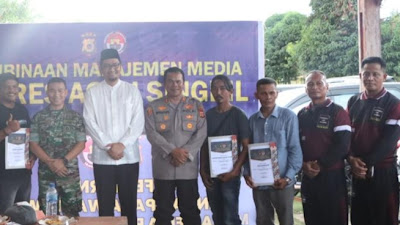 Lima Jurnalis Aktif Aceh Singkil, Terima Piagam Penghargaan Polres Aceh Singkil