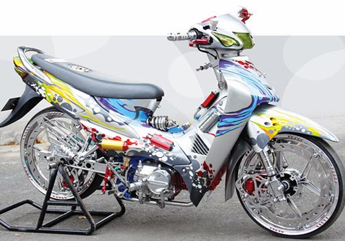 Modifikasi Motor Honda Supra X Terkeren