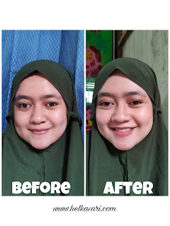 Hasil Make Up Wardah Virtual Class