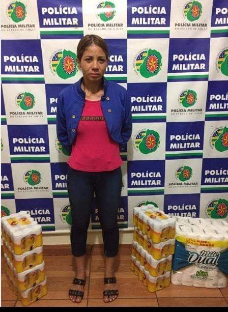 Rio Verde: Mãe vai ao supermercado com filha de 7 anos e furta caixas de cerveja