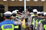 Polres Lombok Tengah Gelar Apel Pasukan Tanda di Mulainya Operasi Zebra Rinjani 2022 