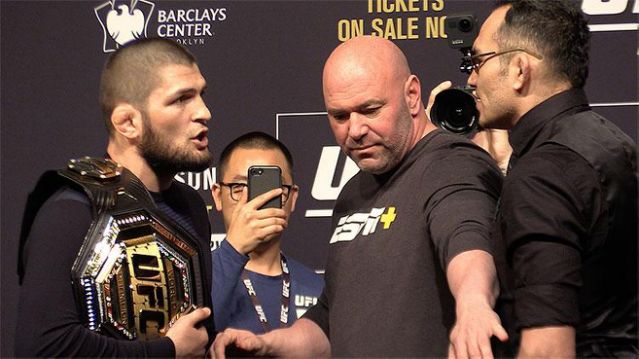 Khabib Nurmagomedov Dana White Tony Ferguson