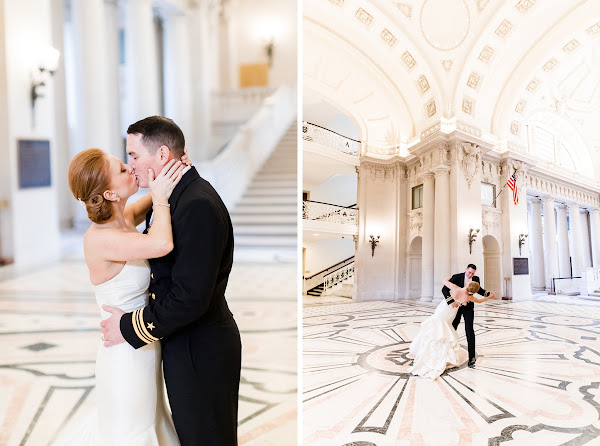 Annapolis MD Wedding at Naval Academy Chapel and Severn Inn by Heather Ryan Photography