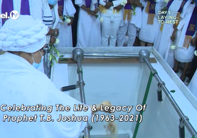 Prophet T.B Joshua Finally Laid To Rest in His Church