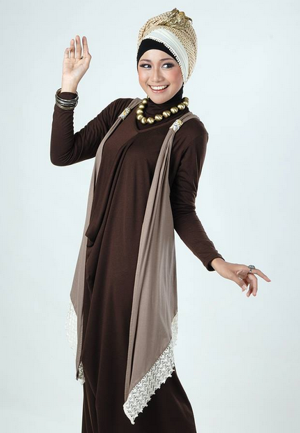 Model Baju Muslim Casual Santai