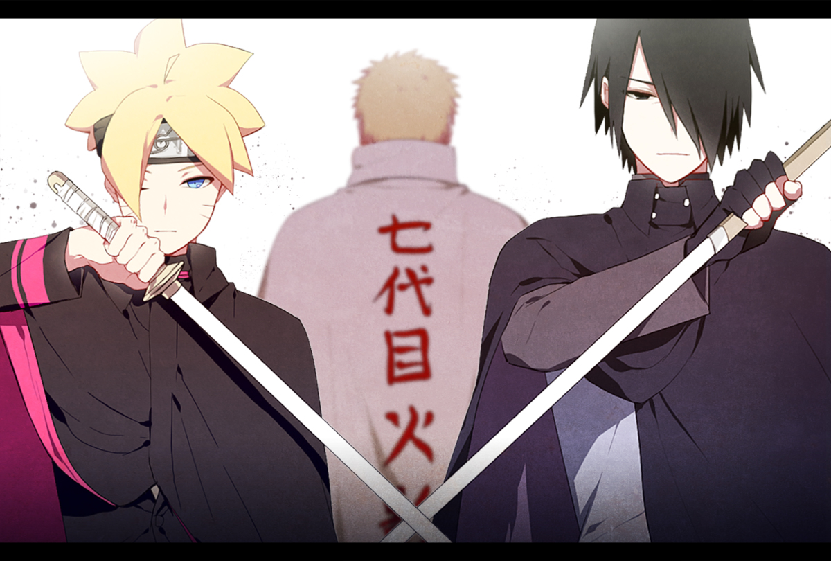 Naruto and Sasuke Boruto
