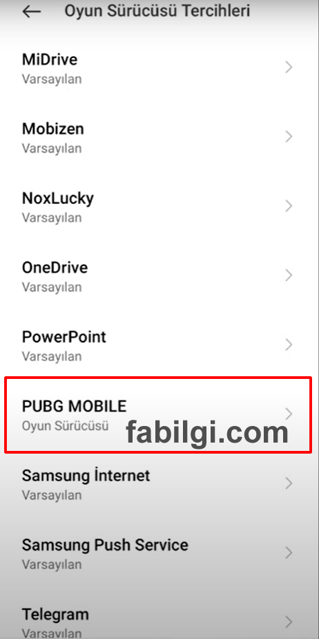 Xiaomi Telefonlarda Oyun Sürücüsü Yok Tekrar Açma Yöntemi