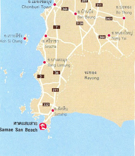 Samae San Beach Map at thailand-beach.blogspot.com