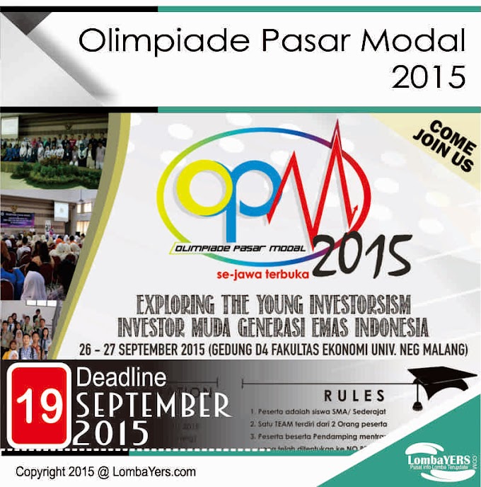 Olimpiade Pasar Modal (OPM) 2015 SMA